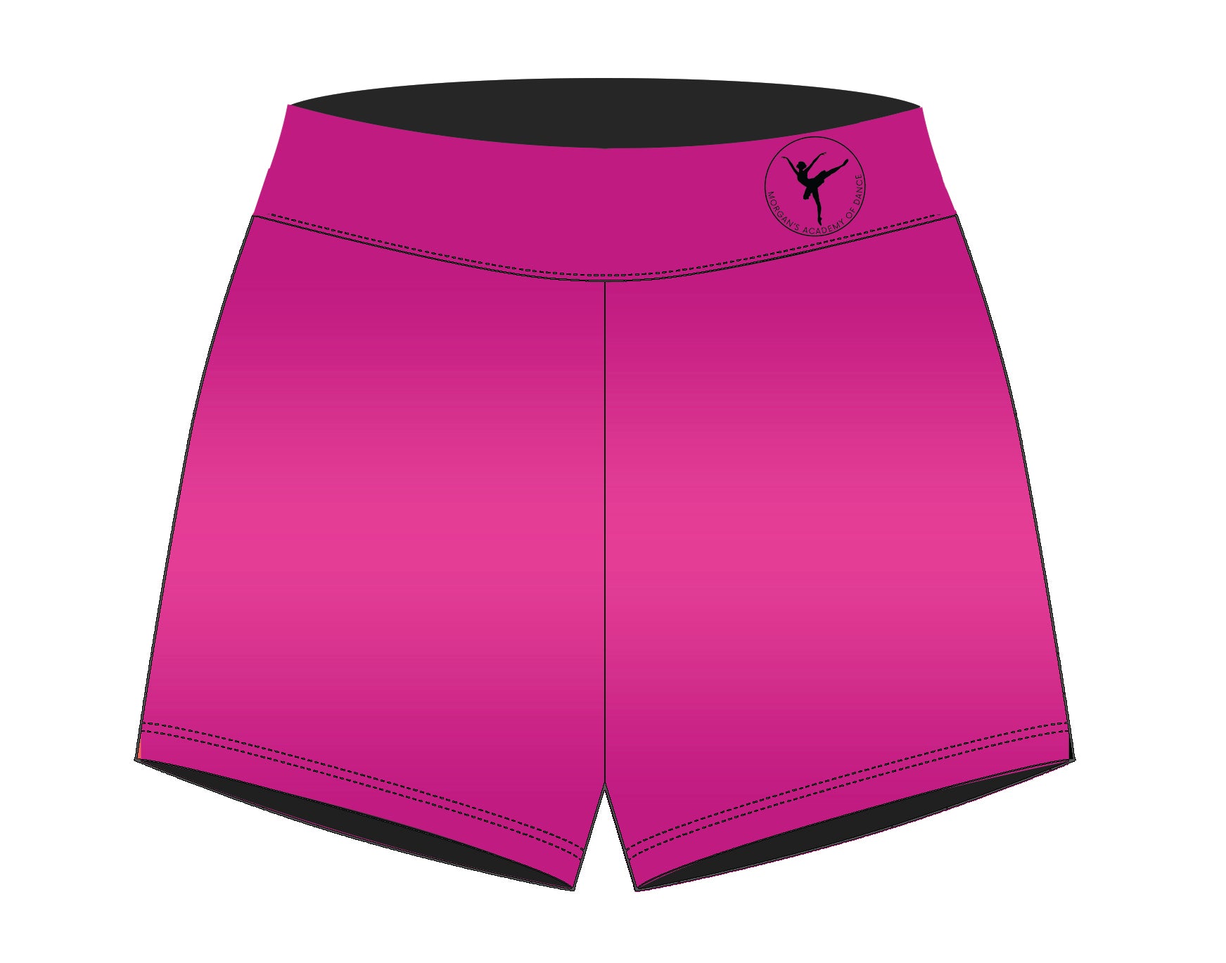 Shiny pink shorts online