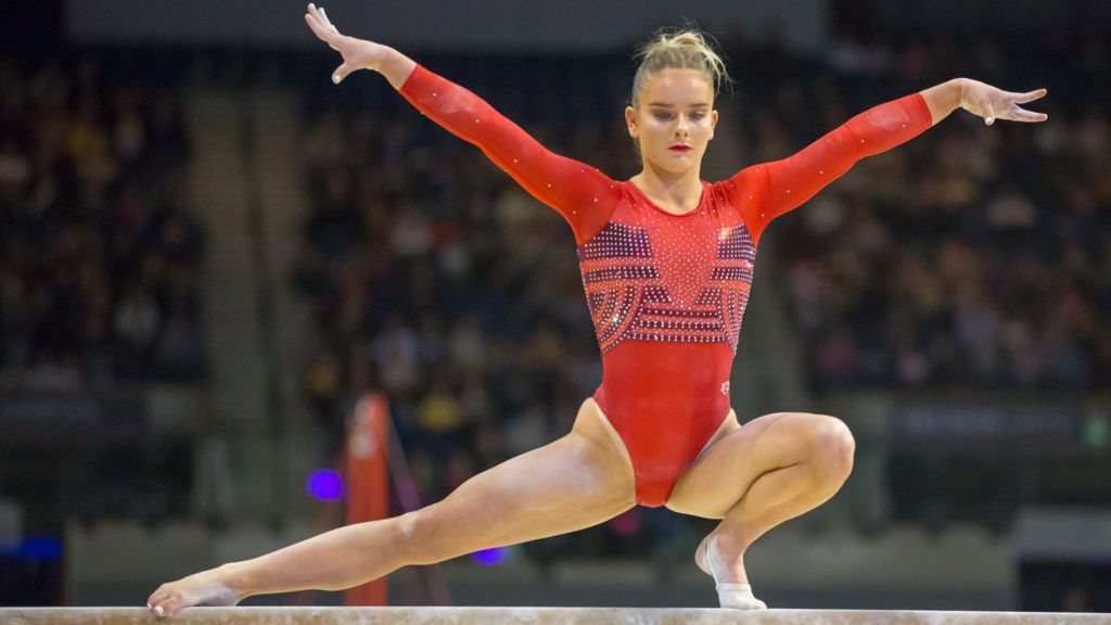 Alice Kinsella wins balance beam gold