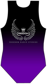 Freedom Dance Studios Sleeveless Club Uniform Leotard for Boys and Men