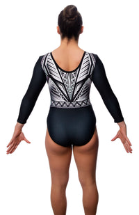 Isla Monotone Long Sleeve Deluxe Gymnastics Leotard