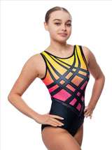 Kenia Sleeveless Girls Gymnastics Leotard