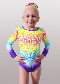 Festival Long Sleeve Girls Gymnastics Leotard