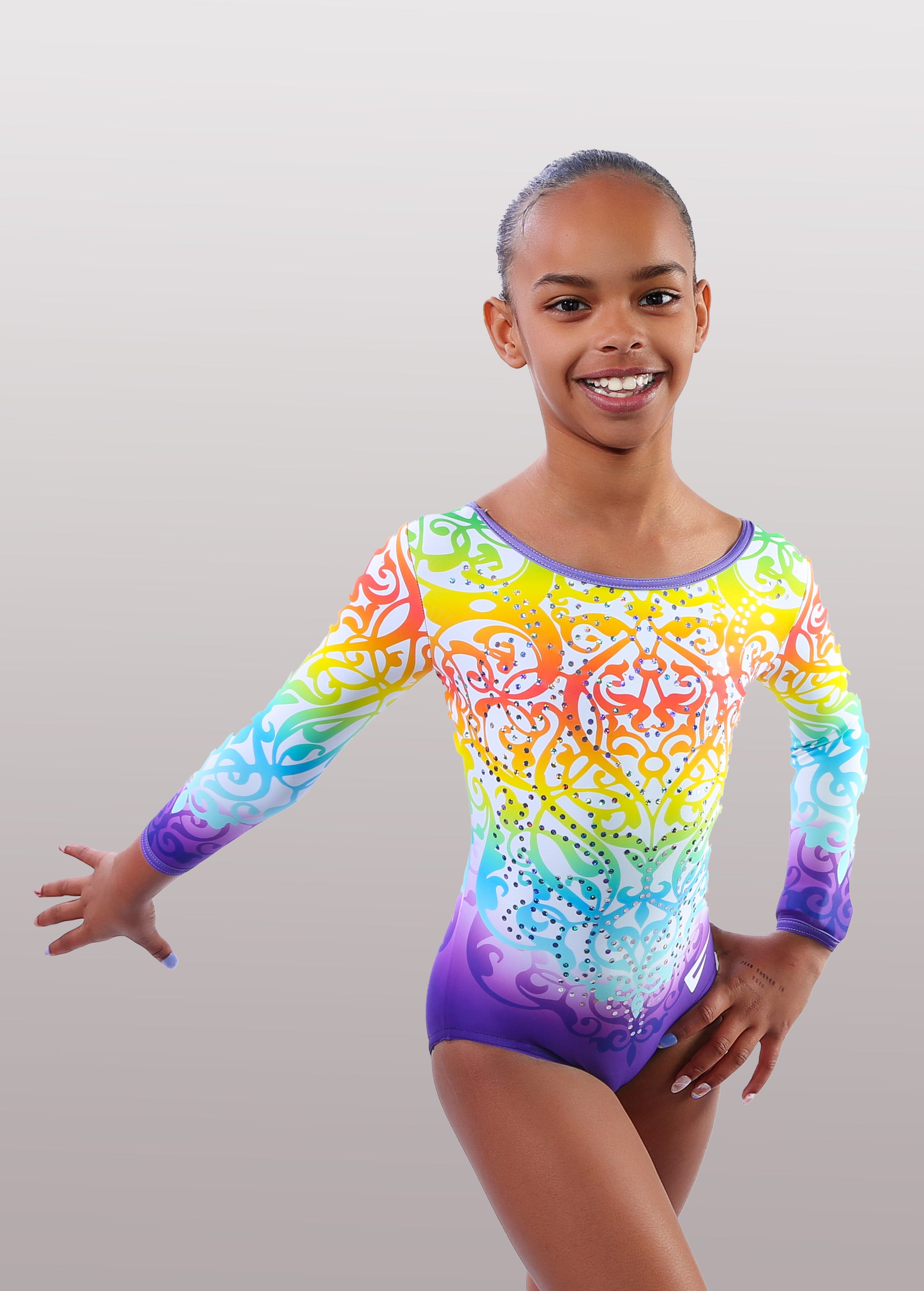 Festival Long Sleeve Girls Gymnastics Leotard