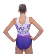 Hawk Purple Sleeveless Gymnastics Leotard