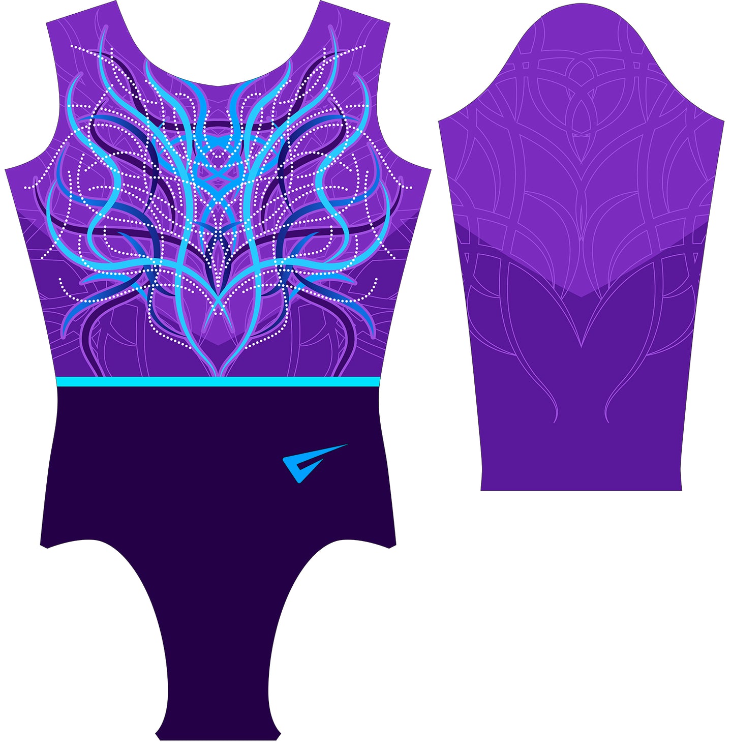 Adhara Long Sleeve Gymnastics Leotard for Girls