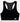 Ultra Train 350 Black Activewear Compression Fabric Crop Top