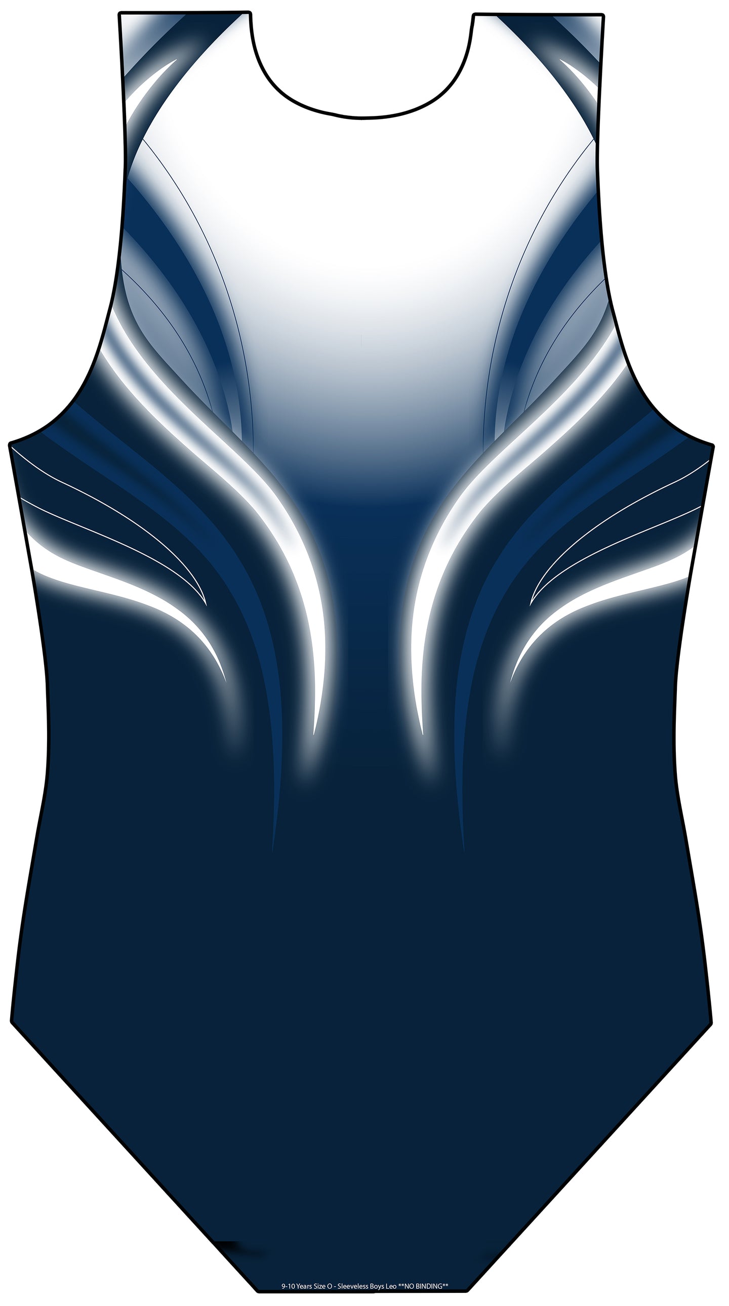 Springers Sleeveless Uniform Gymnastics Training Leotard for Boys and Men