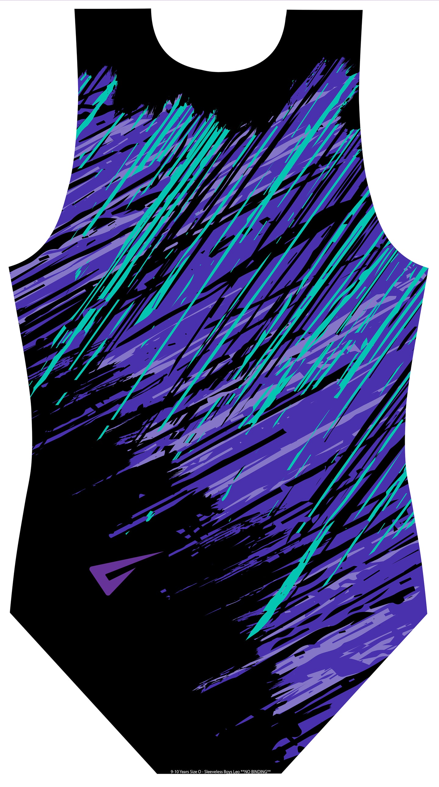 Chiltern Gymnastics Sleeveless Club Uniform Leotard for Boys and Men