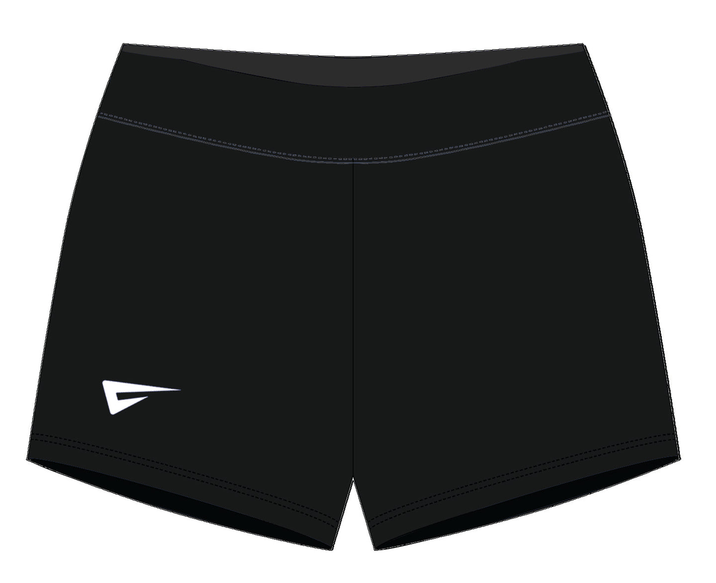 UltraTrain Pro Black Training Girls Gym Shorts