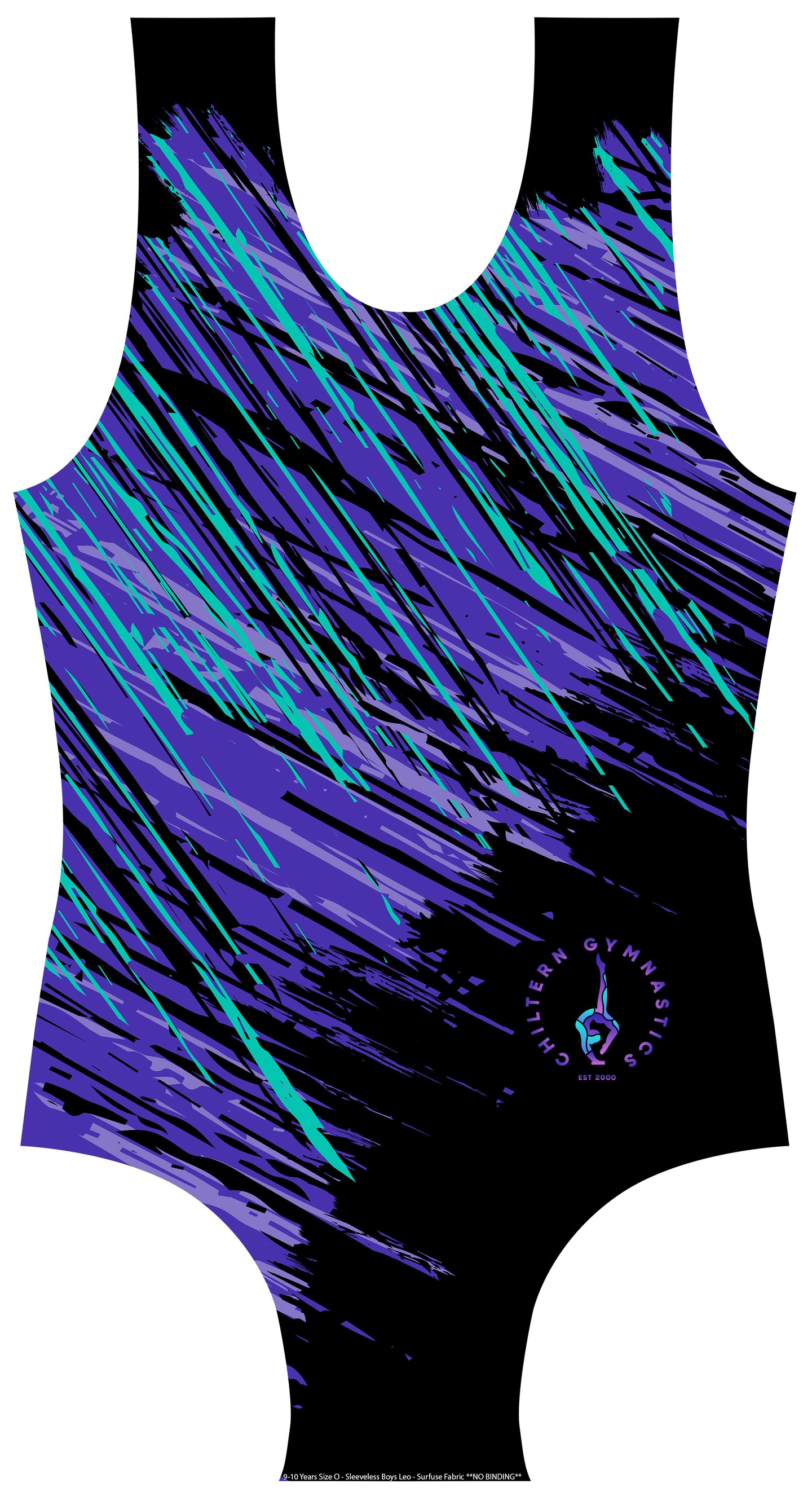 Chiltern Gymnastics Club Sleeveless Club Uniform for Boys and Men