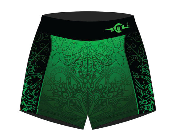 Fresh Lime Green Girl Lycra Gymnastics Shorts – Gym Elite Sportswears