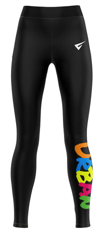 Urban School of Gymnastics Club Uniform Gym Leggings (Black Version)