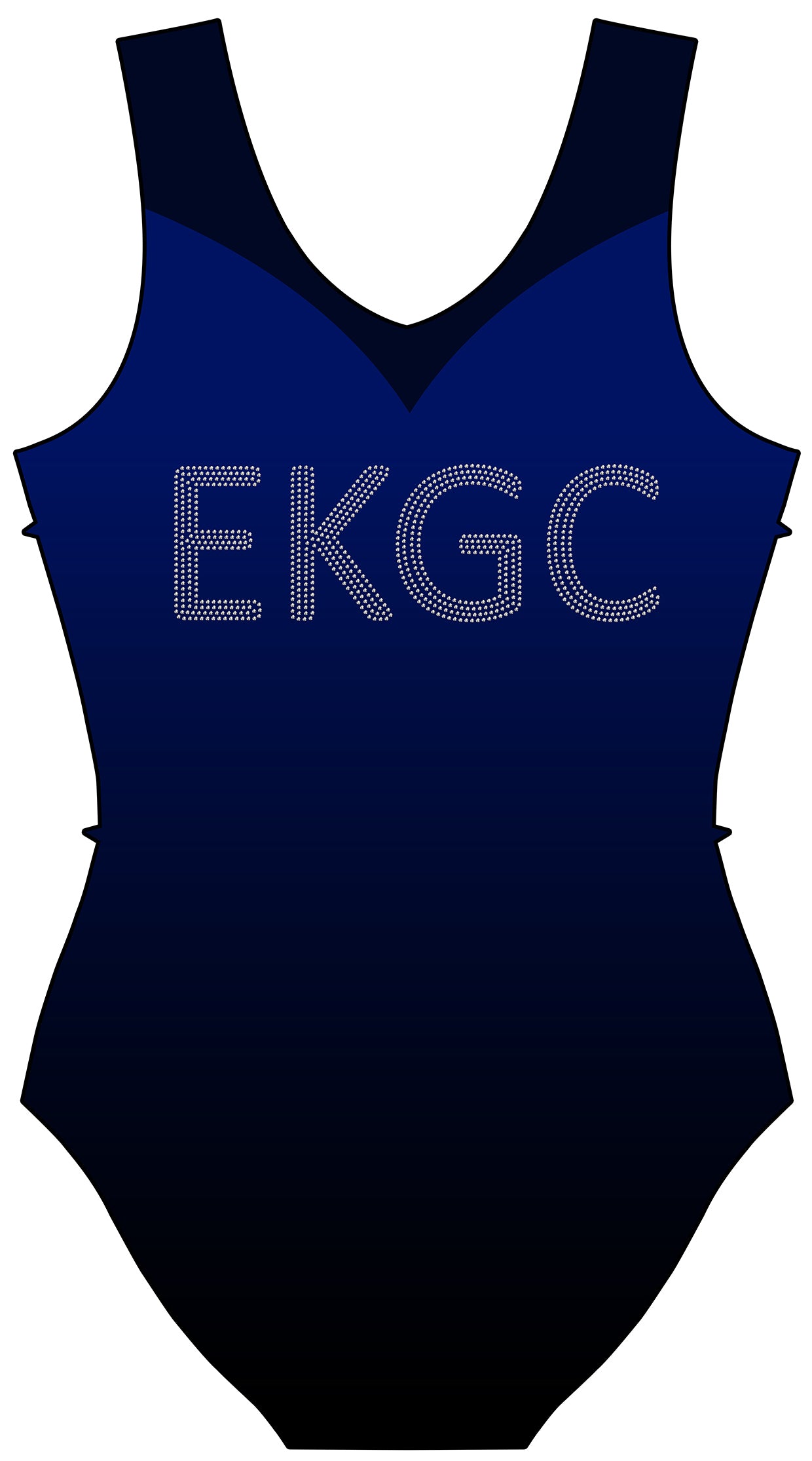 East Kilbride Gymnastics Club Tumblers Sleeveless Tank Girls Leotard