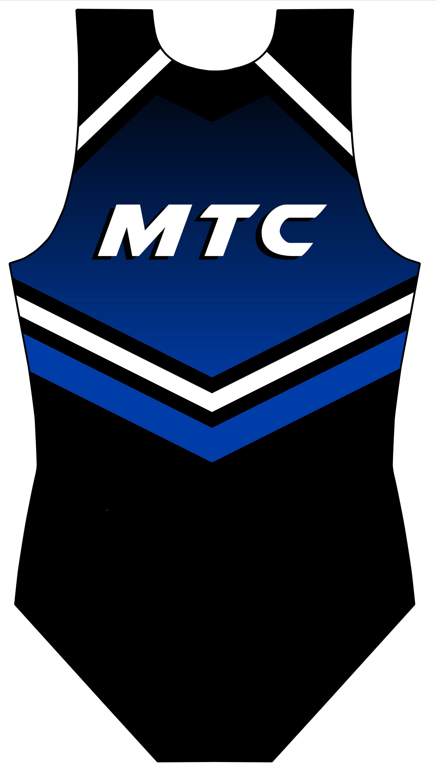 Macclesfield Trampoline Club Sleeveless Tank Club Uniform Leotard for Boys and Men