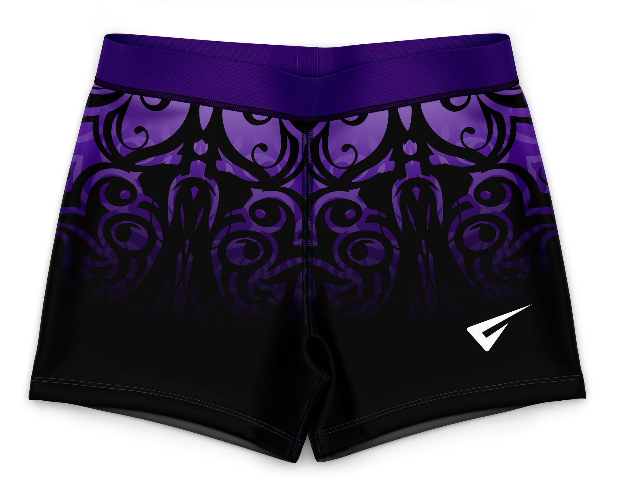 Andromeda Purple Girls Gymnastics Gym Shorts