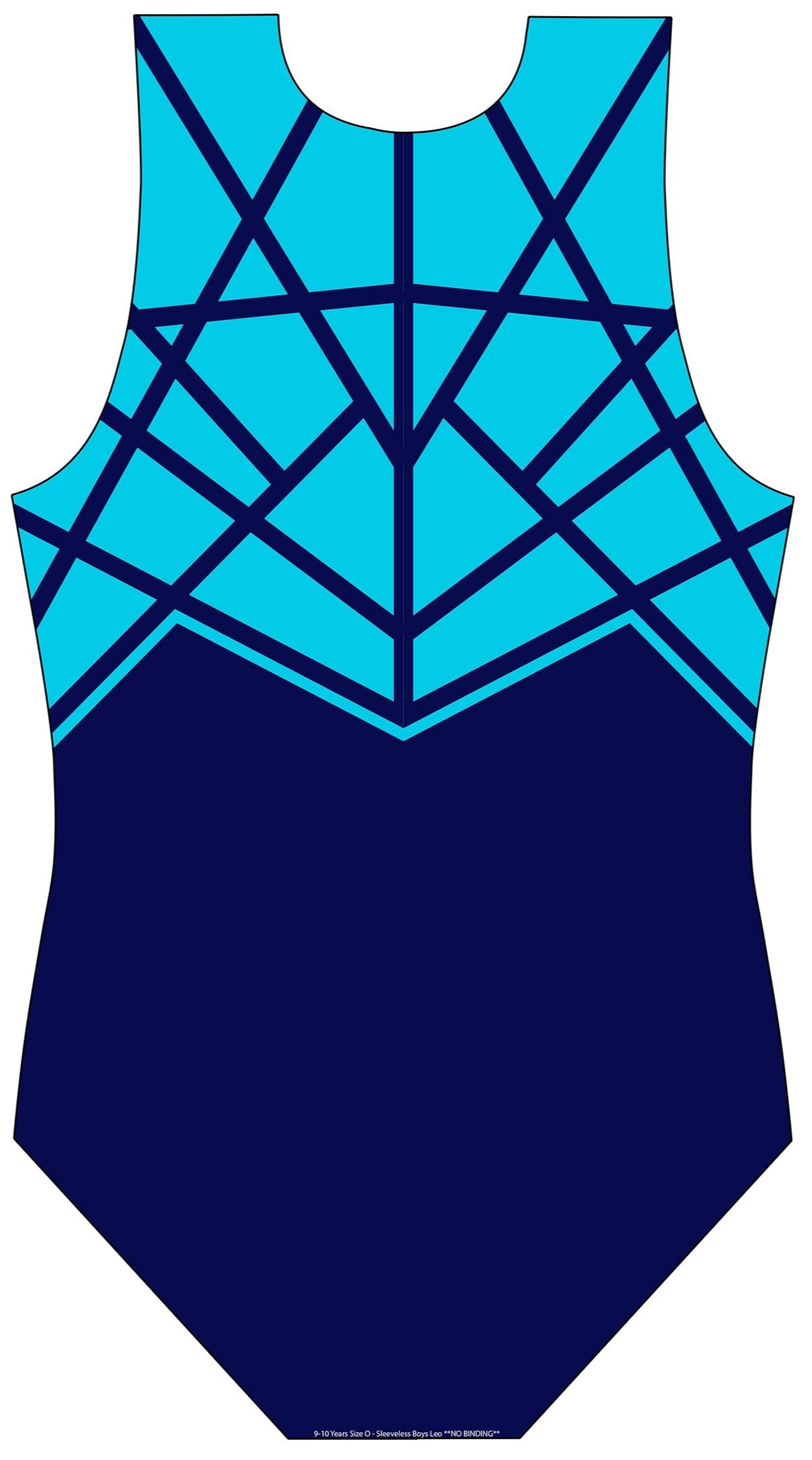 Superstar Gymnastics Sleeveless Club Uniform Leotard for Boys and Men