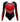 Contender Red Black n White Competition Long Sleeve Girls Gymnastics Leotard