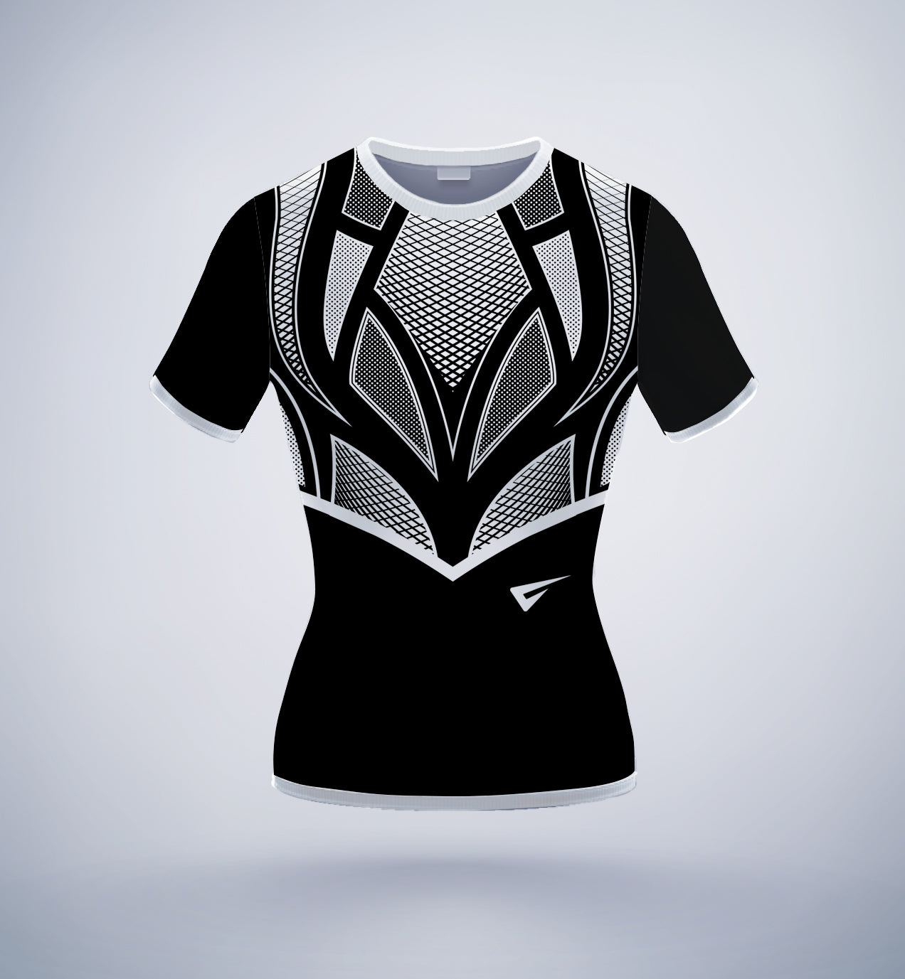 Destiny Black and White Sports T-Shirt