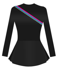 Fusion Roller Skating Competition Long Sleeved Skater Dress