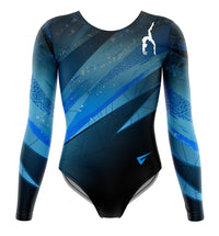 Galaxy Dance and Gymnastics Club Long Sleeve Gymnastics Leotard for Girls