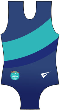 Happy Place Club Sleeveless Uniform Gymnastics Leotard for Boys and Men