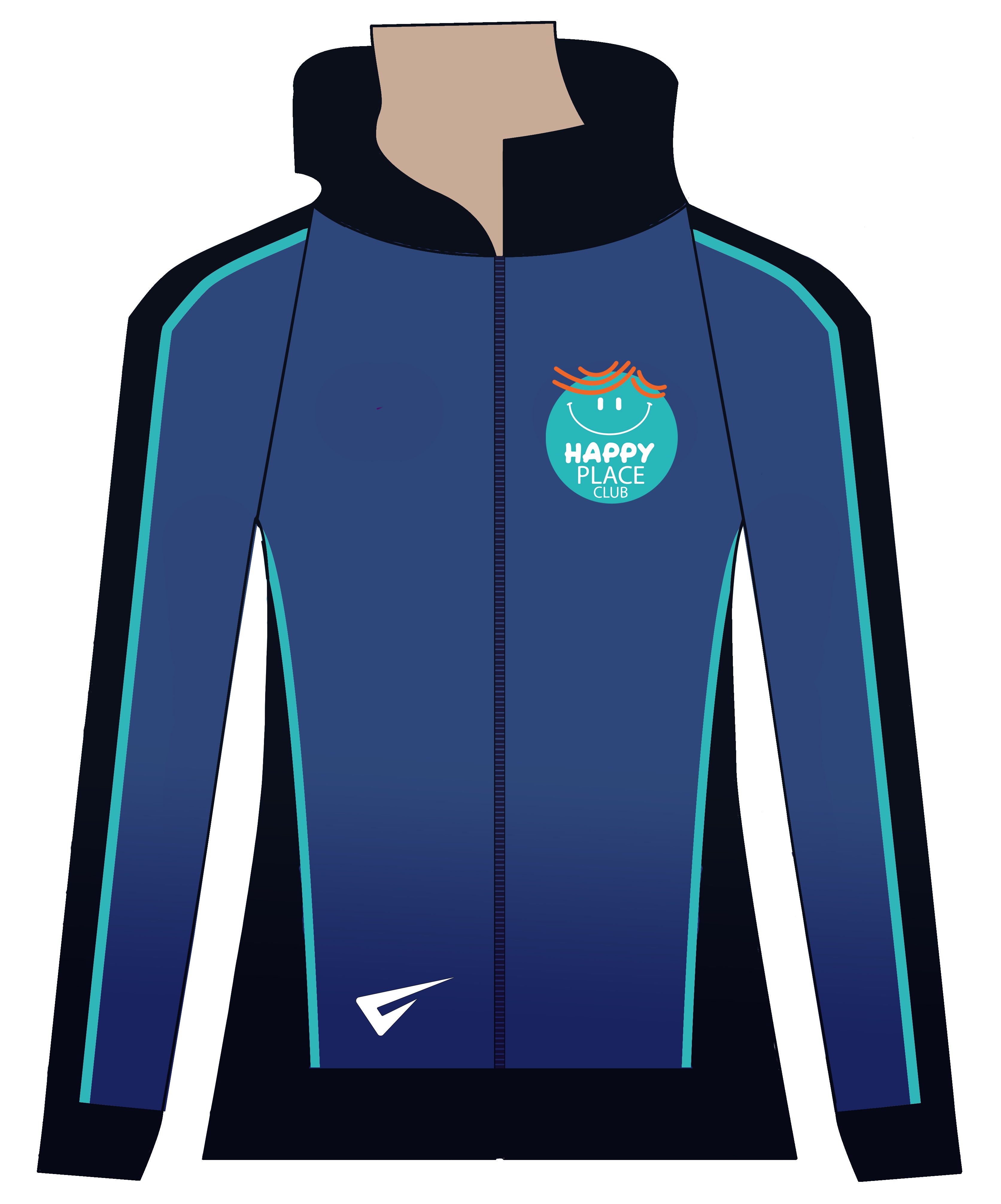 Happy Place Club Gymnastics Tracksuit Warm Up Jacket Velocity Pro Sport