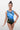 South Shropshire Kiki Blue Sleeveless Club Gymnastics Leotard