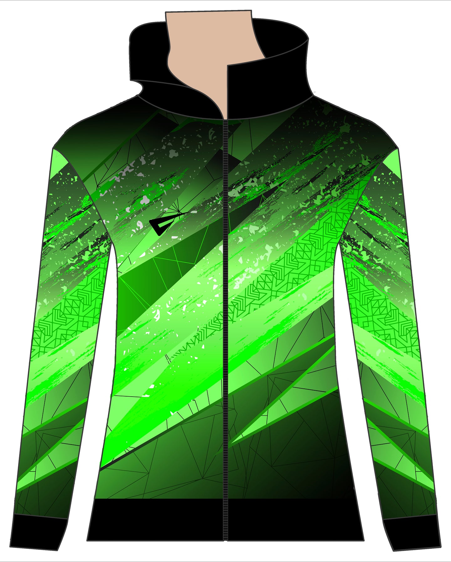 Kiki Green Tracksuit Warm Up Jacket