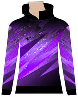 Kiki Purple Tracksuit Warm Up Jacket