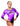 Personalised Kiki Purple Long Sleeve Girls Gymnastics Leotard