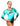 Personalised Kiki Blue Long Sleeve Girls Gymnastics Leotard