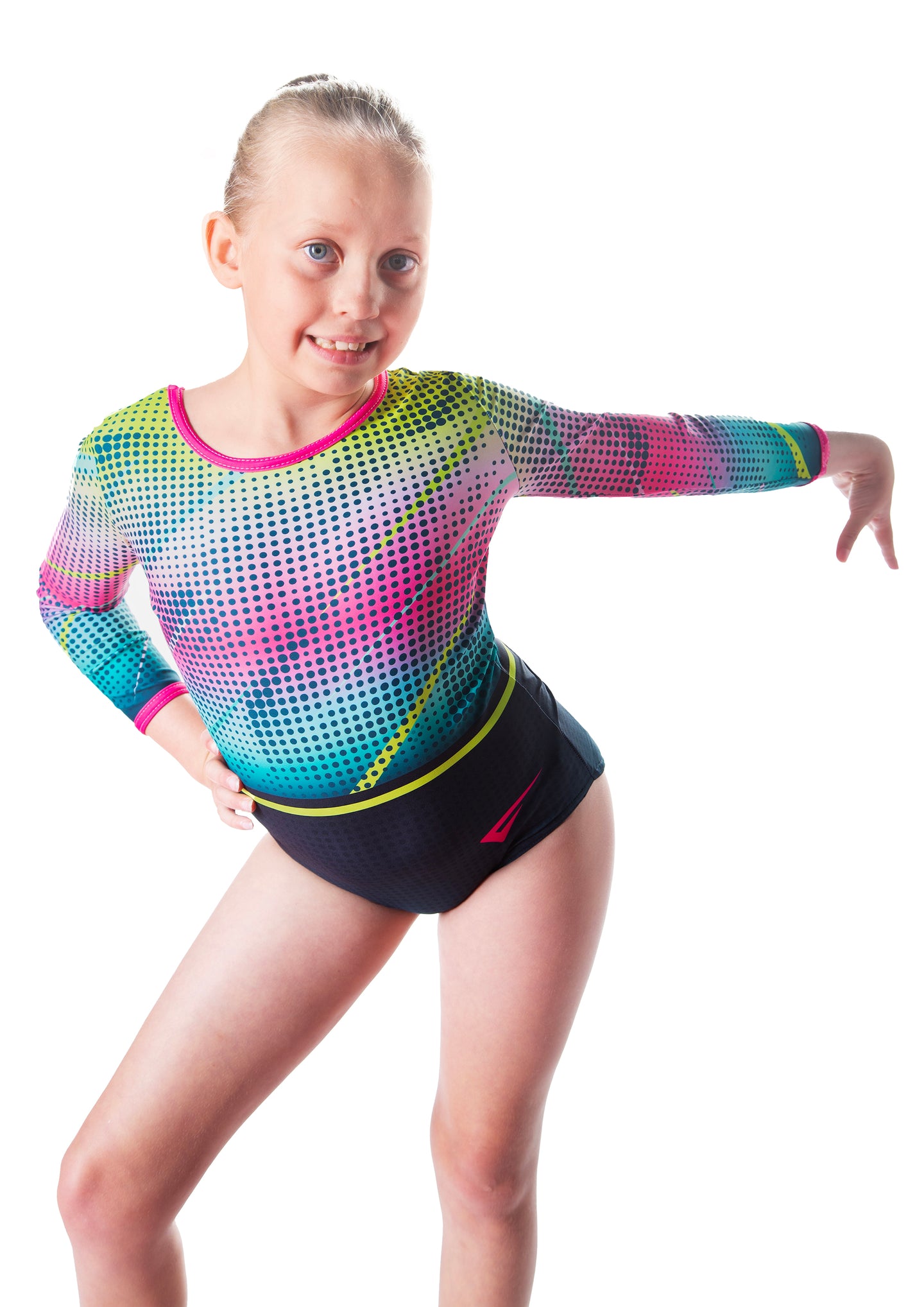 Popart Long Sleeve Gymnastics Leotard