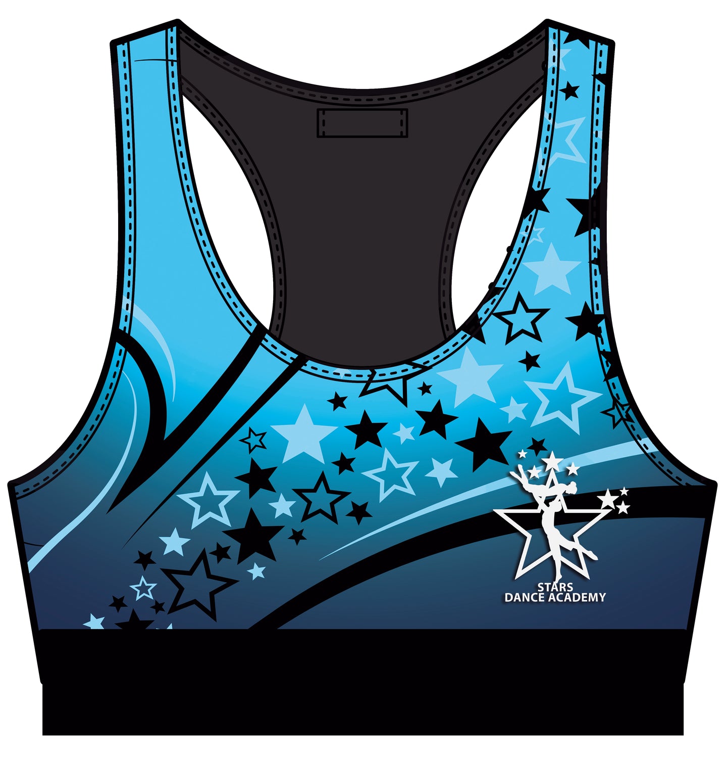 Stars Dance Academy Uniform Activewear Crop Top