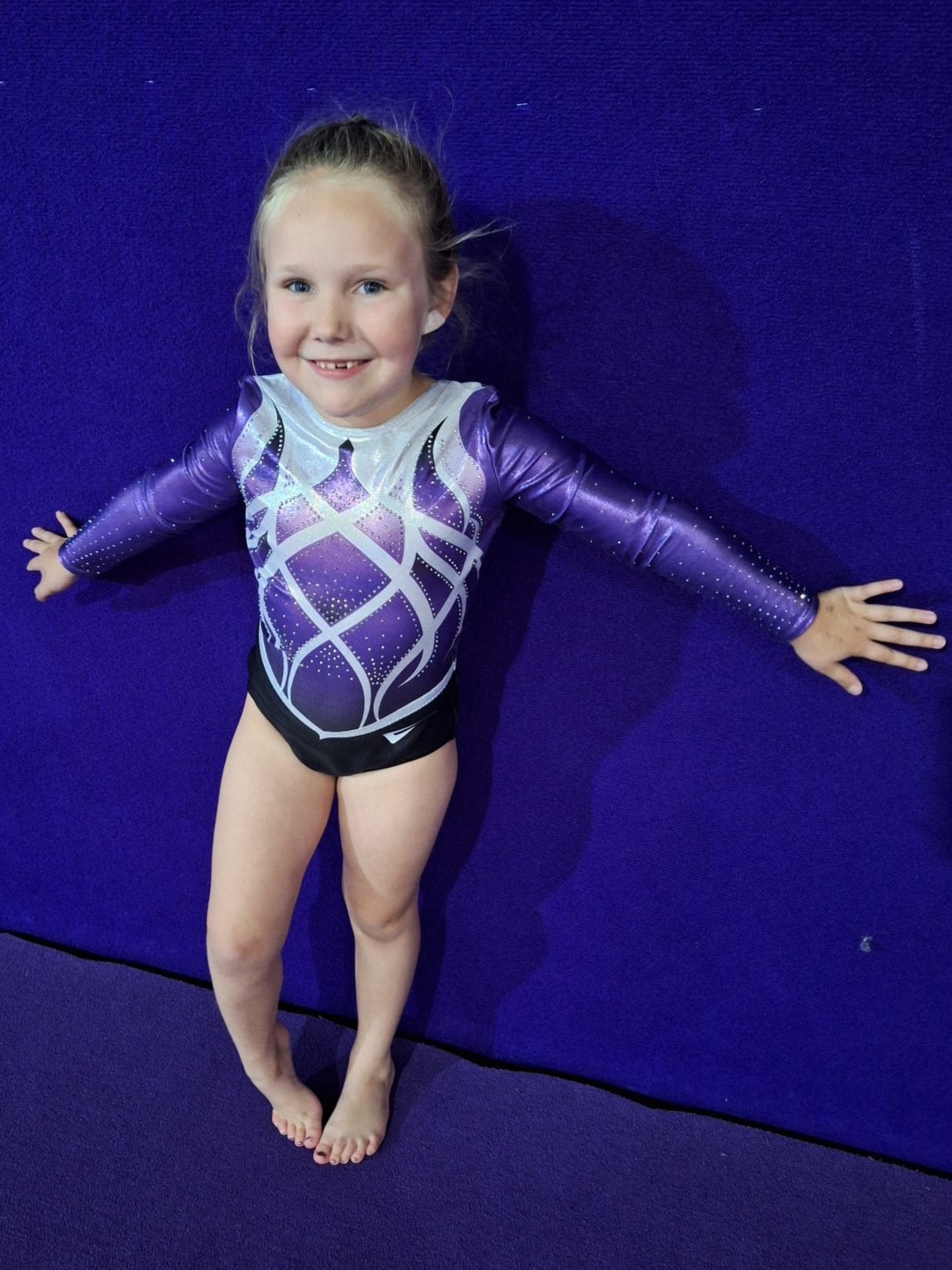 Trix Academy Competition Long Sleeve Girls Gymnastics Leotard