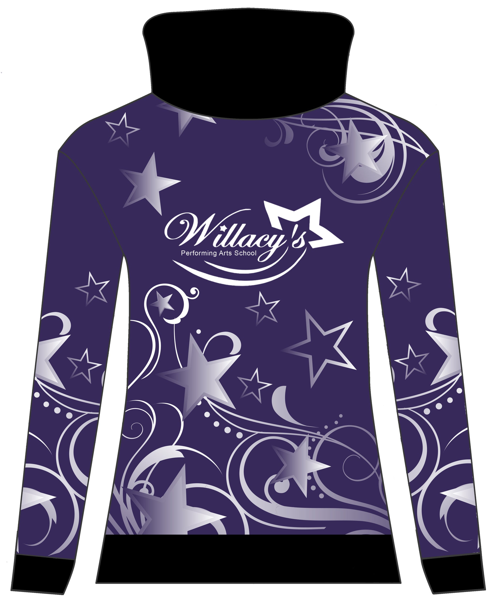 Willacys Performing Arts School Uniform Tracksuit Warm Up Jacket