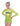 Personalised Chartreuse Yellow Mystique Long Sleeved Gymnastics Leotard