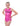 Personalised Hot Pink Mystique Sleeveless Gymnastics Leotard