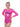 Personalised Hot Pink Mystique Long Sleeved Gymnastics Leotard