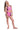 Accelerate Pink Crop Top and Shorts Activewear Set