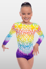 Festival Long Sleeve Girls Gymnastics Leotard