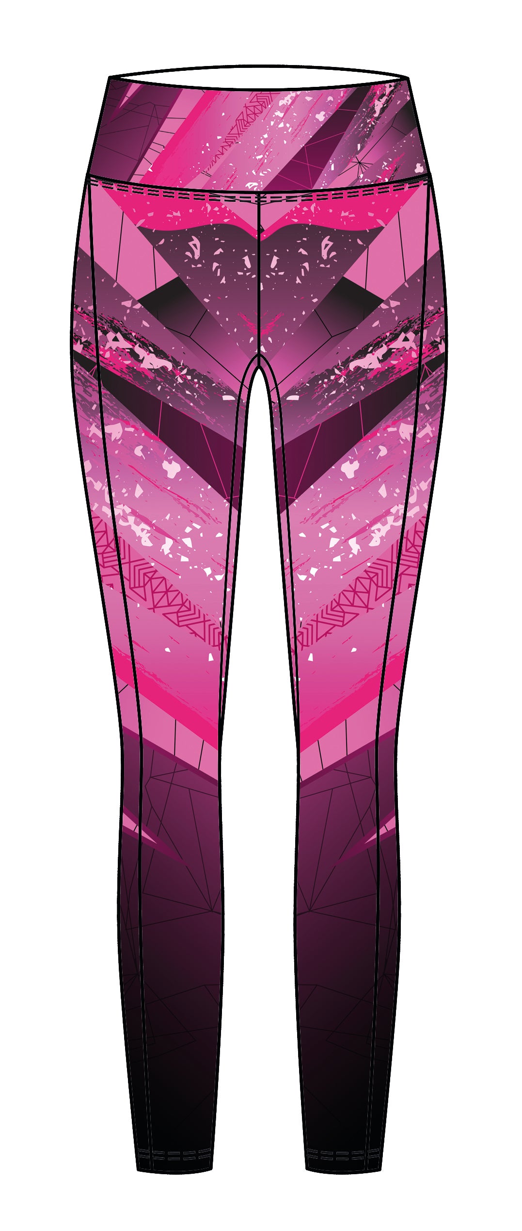 Kiki Pink Girls Gym Activewear Leggings