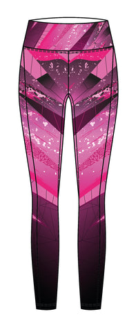 Kiki Pink Girls Gym Activewear Leggings