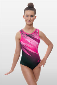 Kiki Pink Sleeveless Gymnastics Leotard