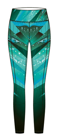 Kiki Turquoise Girls Gym Activewear Leggings