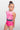 Osaka Pink Sleeveless Gymnastics Leotard