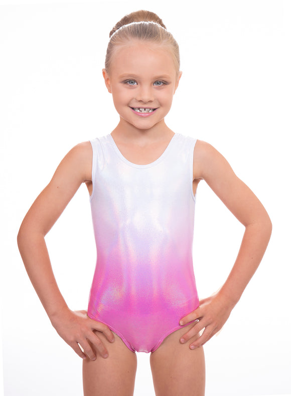 Medea Purple Sleeveless Tank Gymnastics Leotard for Girls and Adults