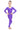 Purple Dance Long Sleeved Unitard Catsuit