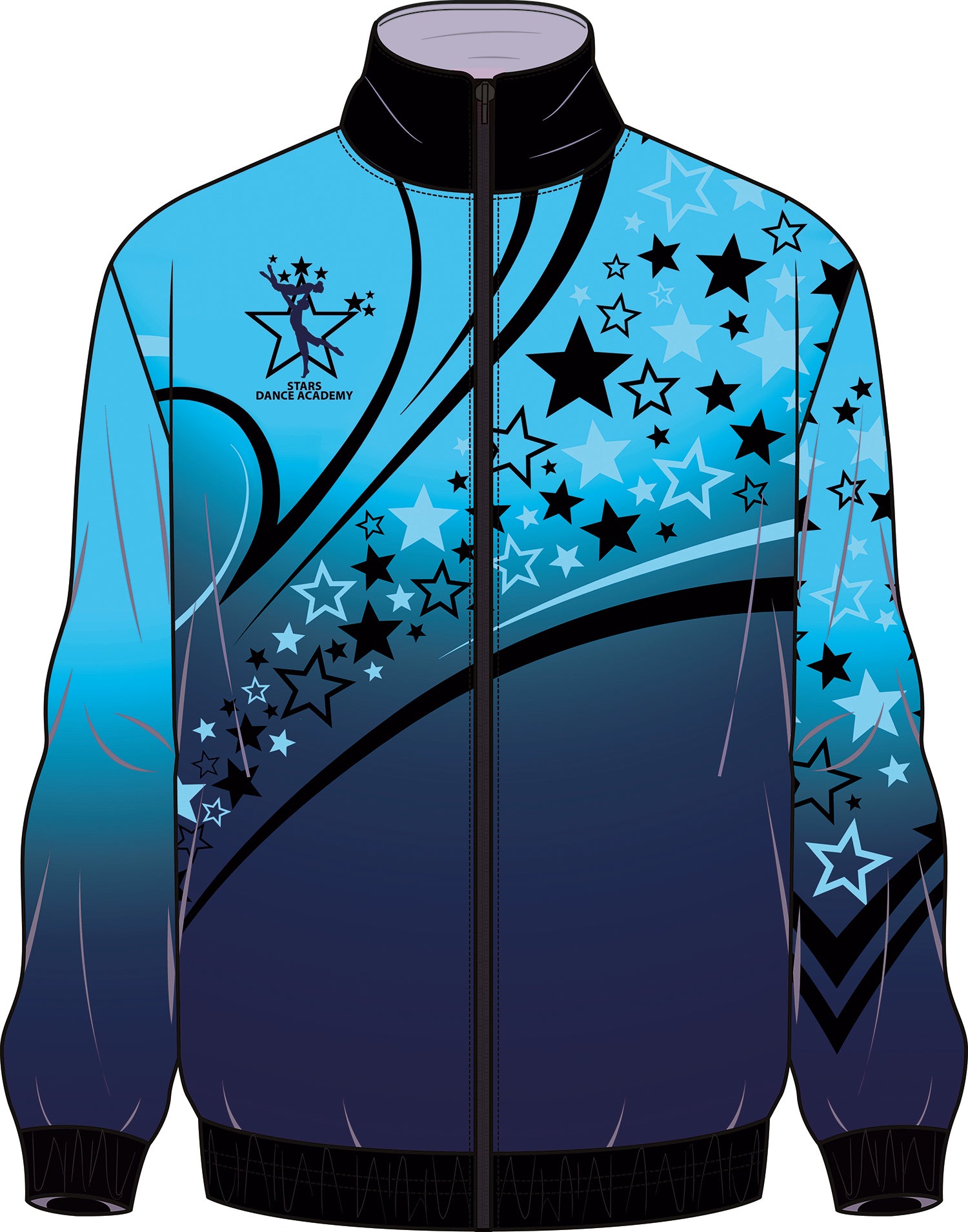 Stars Dance Academy Club Uniform Tracksuit Warm Up Jacket